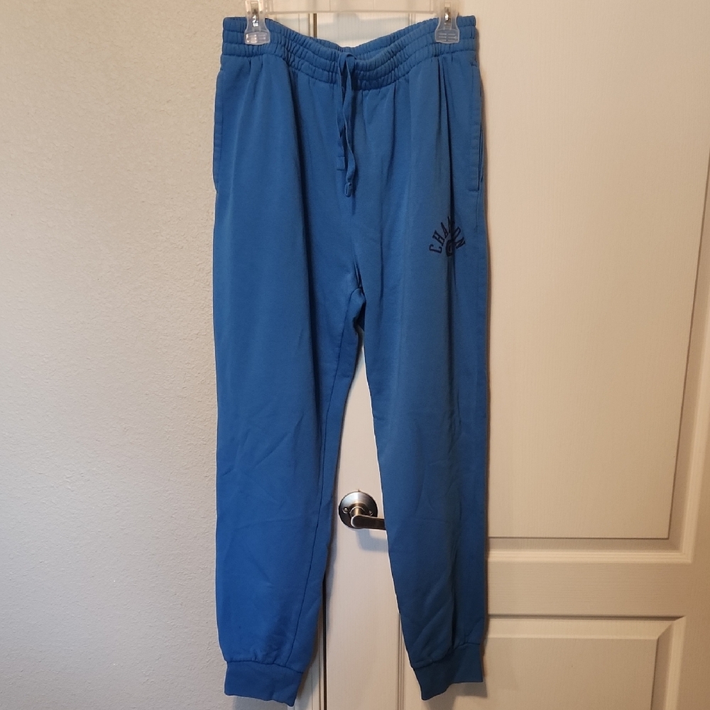 Champion Blue Sweatpants with Logo